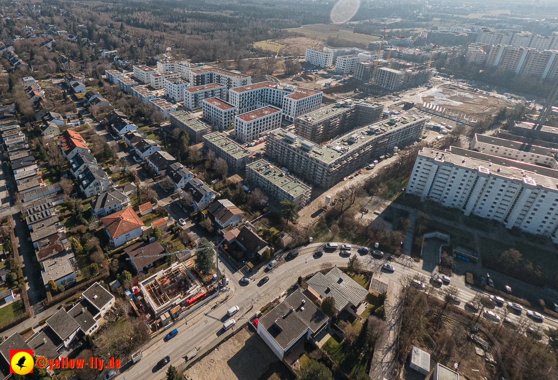 11.02.2023 - Neubau eines Mehrfamilienhause in der Niederalmstraße 16 in Neuperlach-Trudering